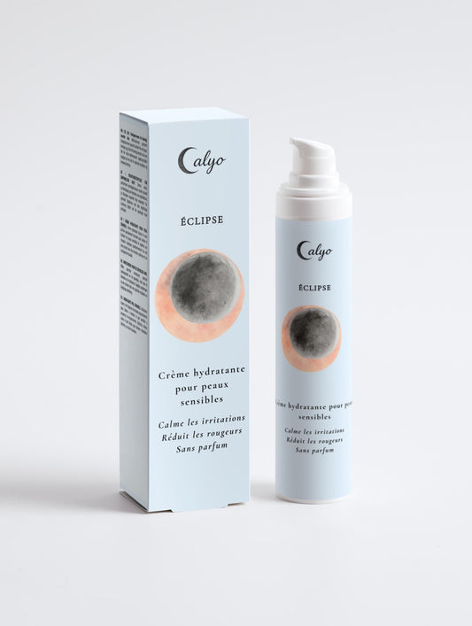 Crème hydratante pour peaux sensibles – Gamme ÉCLIPSE – Calyo Soins Premium