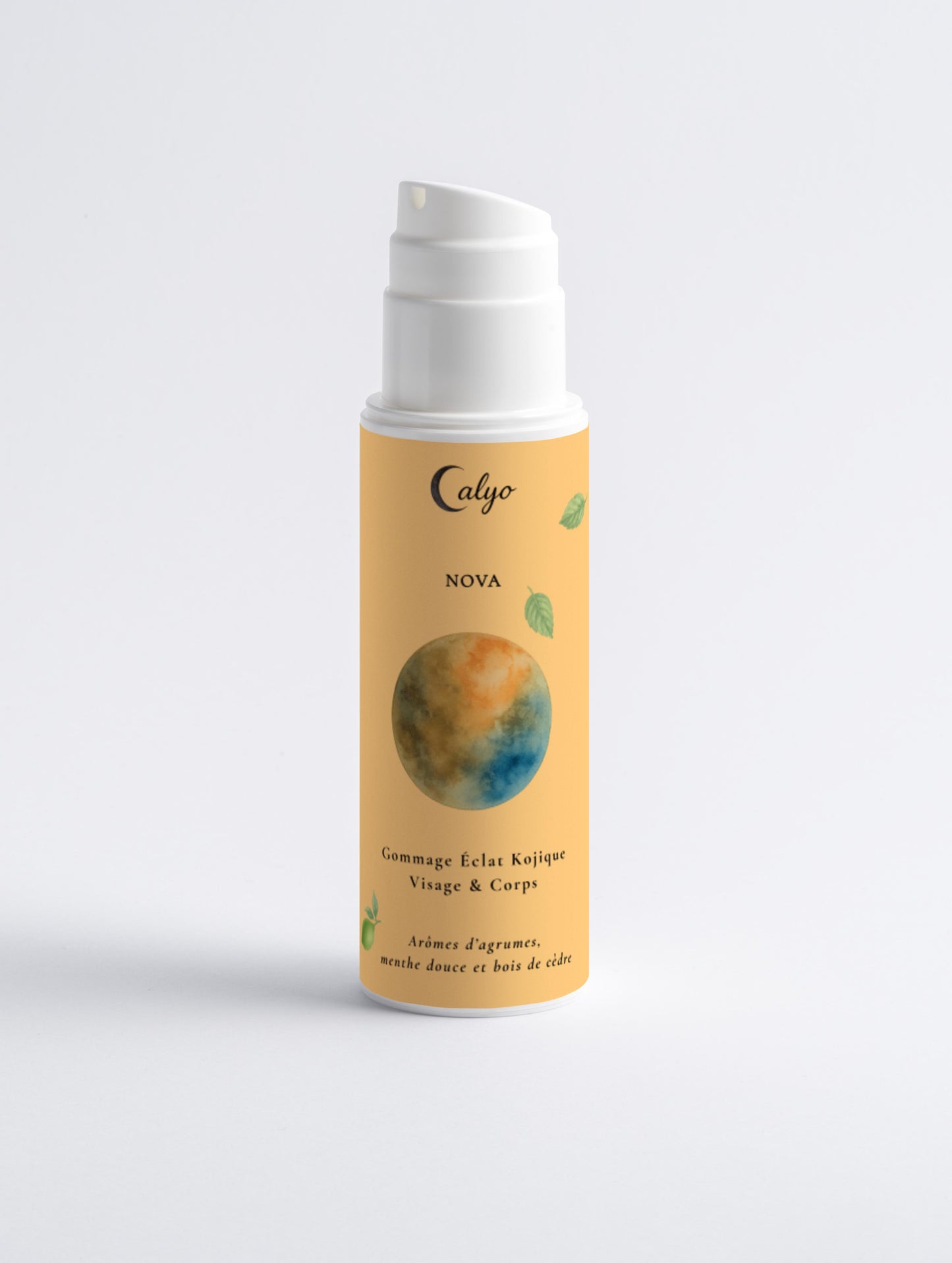 Exfoliant éclaircissant pour le visage et le corps à l'acide kojique