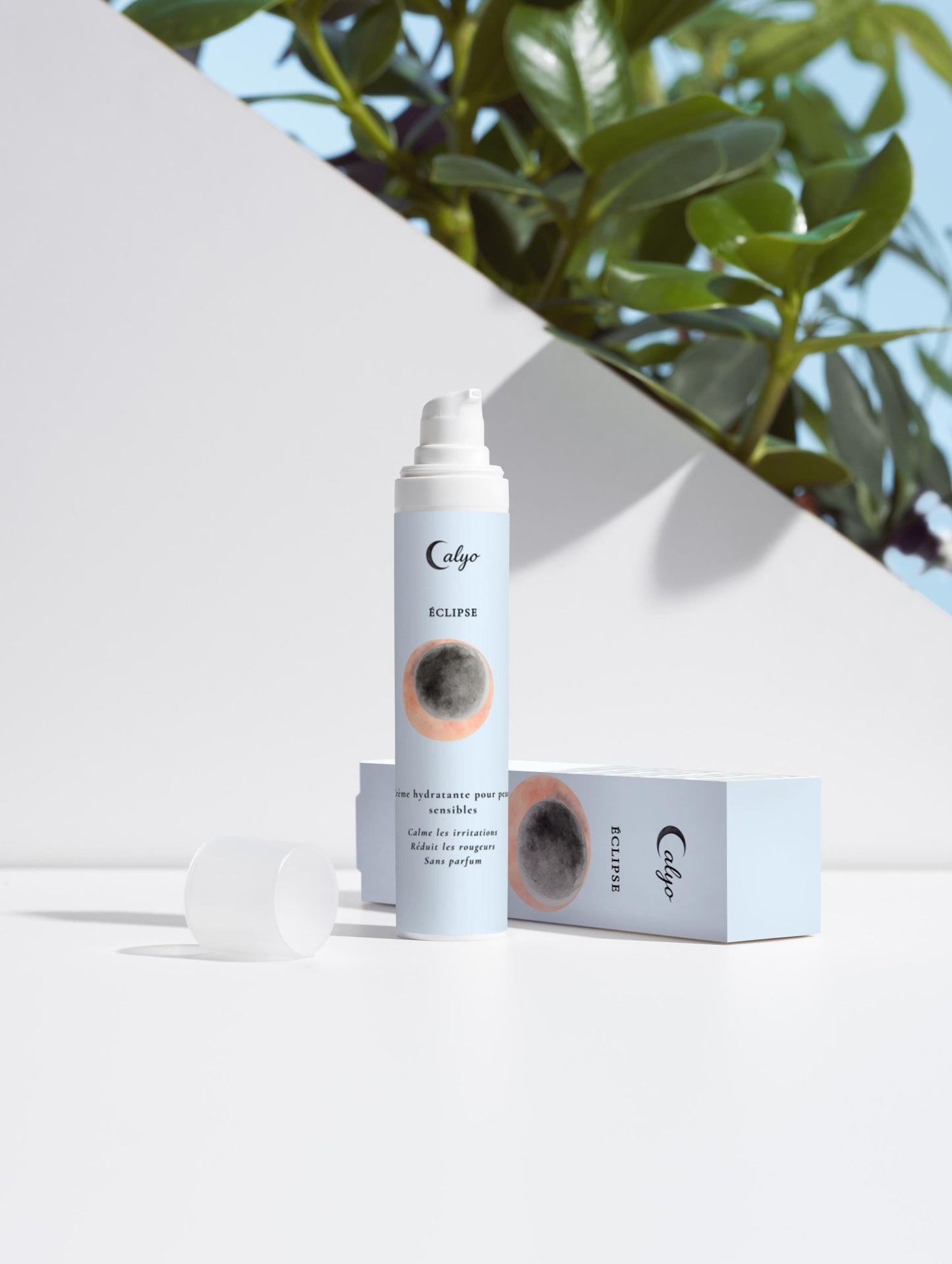 Crème hydratante pour peaux sensibles – Gamme ÉCLIPSE – Calyo Soins Premium