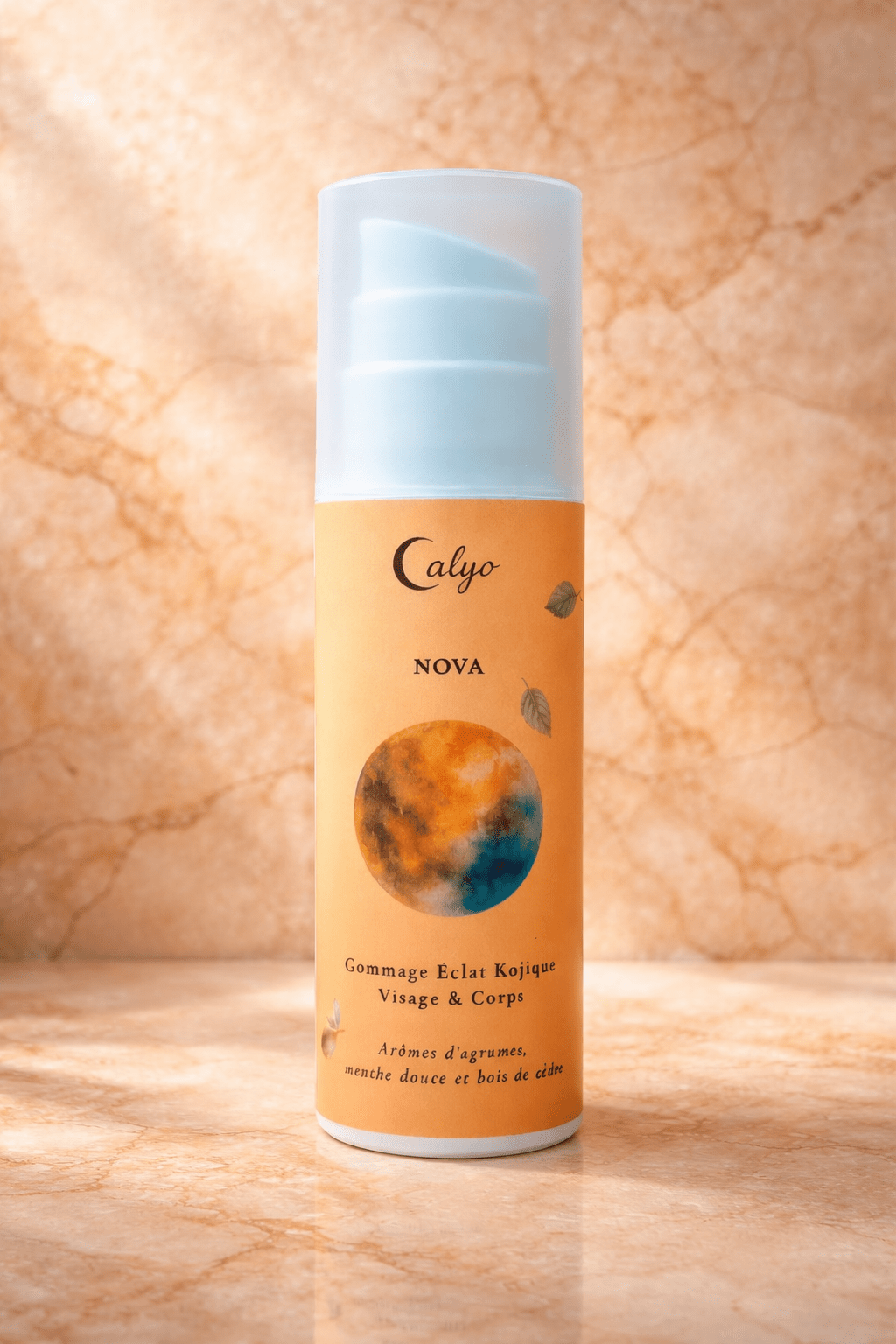 Exfoliant éclaircissant pour le visage et le corps à l'acide kojique – Calyo Soins Premium