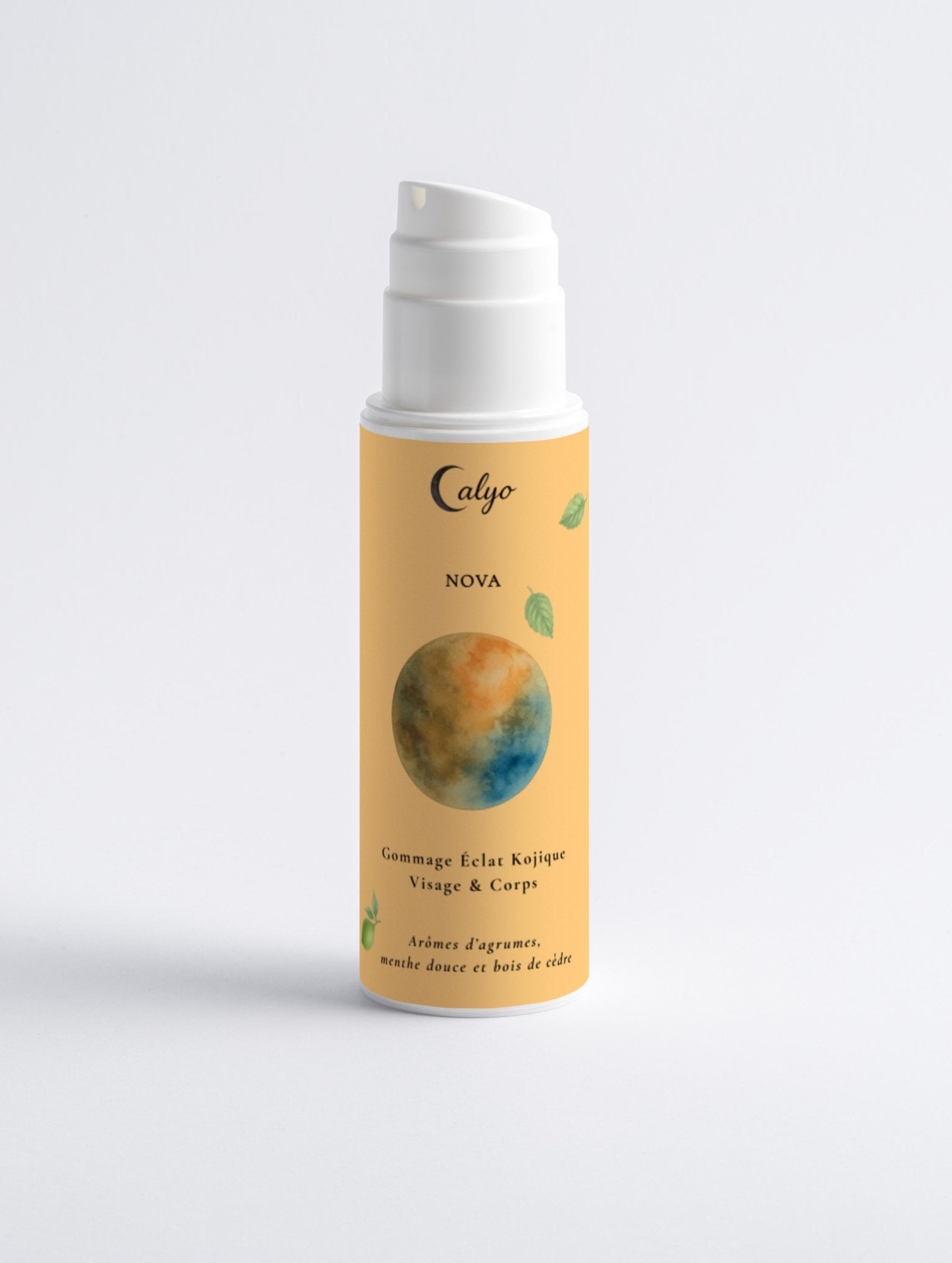 Exfoliant éclaircissant pour le visage et le corps à l'acide kojique – Calyo Soins Premium